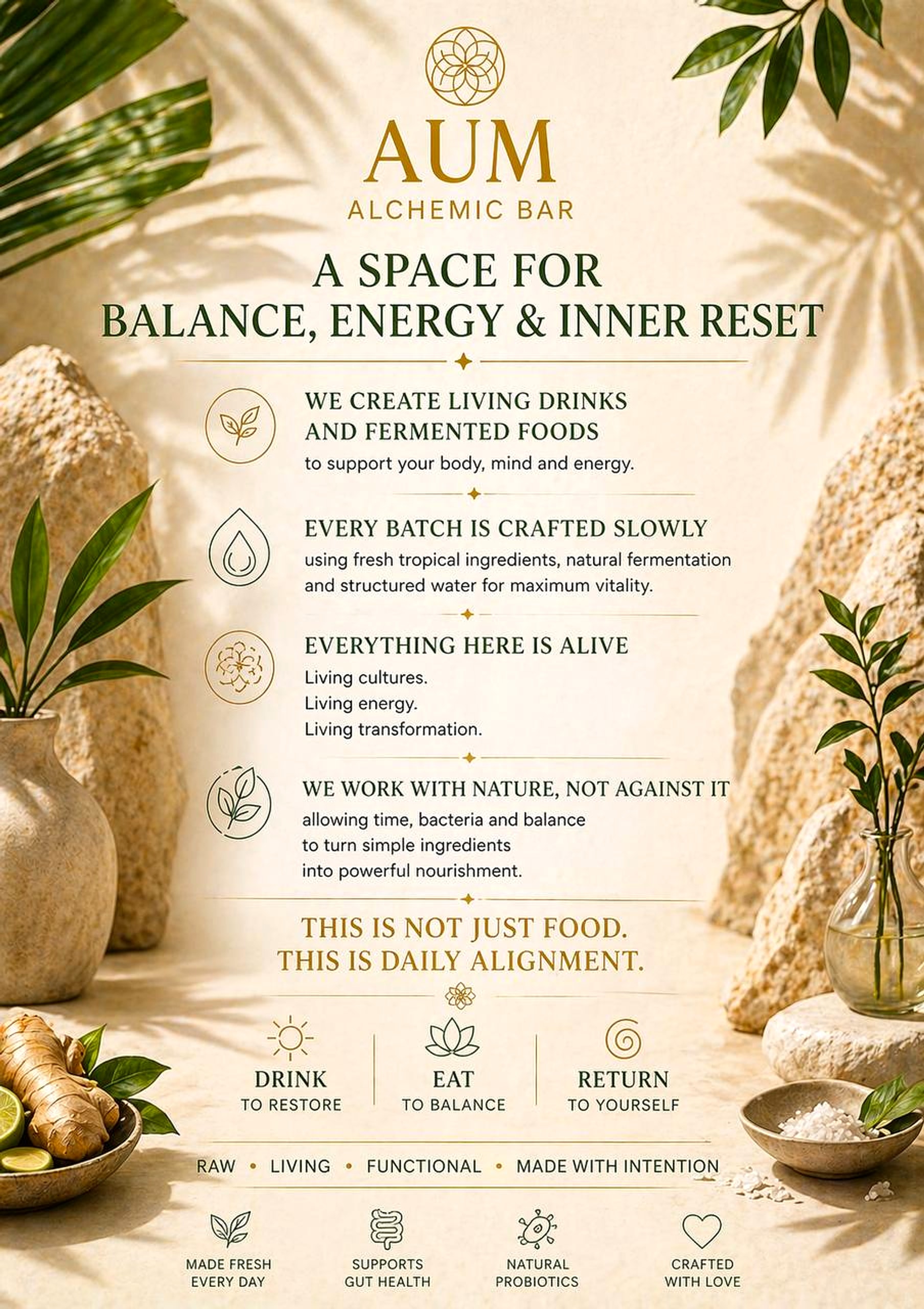 AUM Alchemic — philosophy at AUM Sound Healing Center